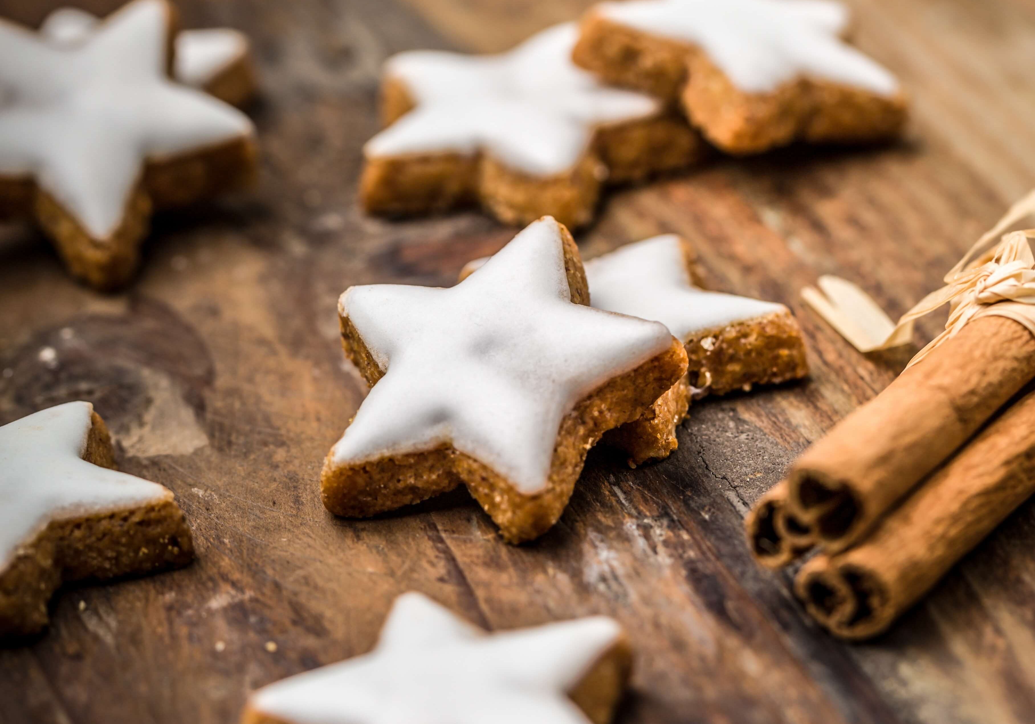 Glutenfreie Zimtsterne mit Protein