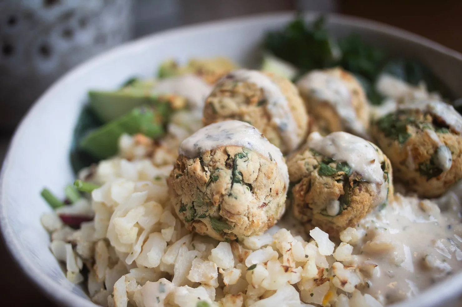 Homemade Falafel mit Minz Dressing (auch Vegan)