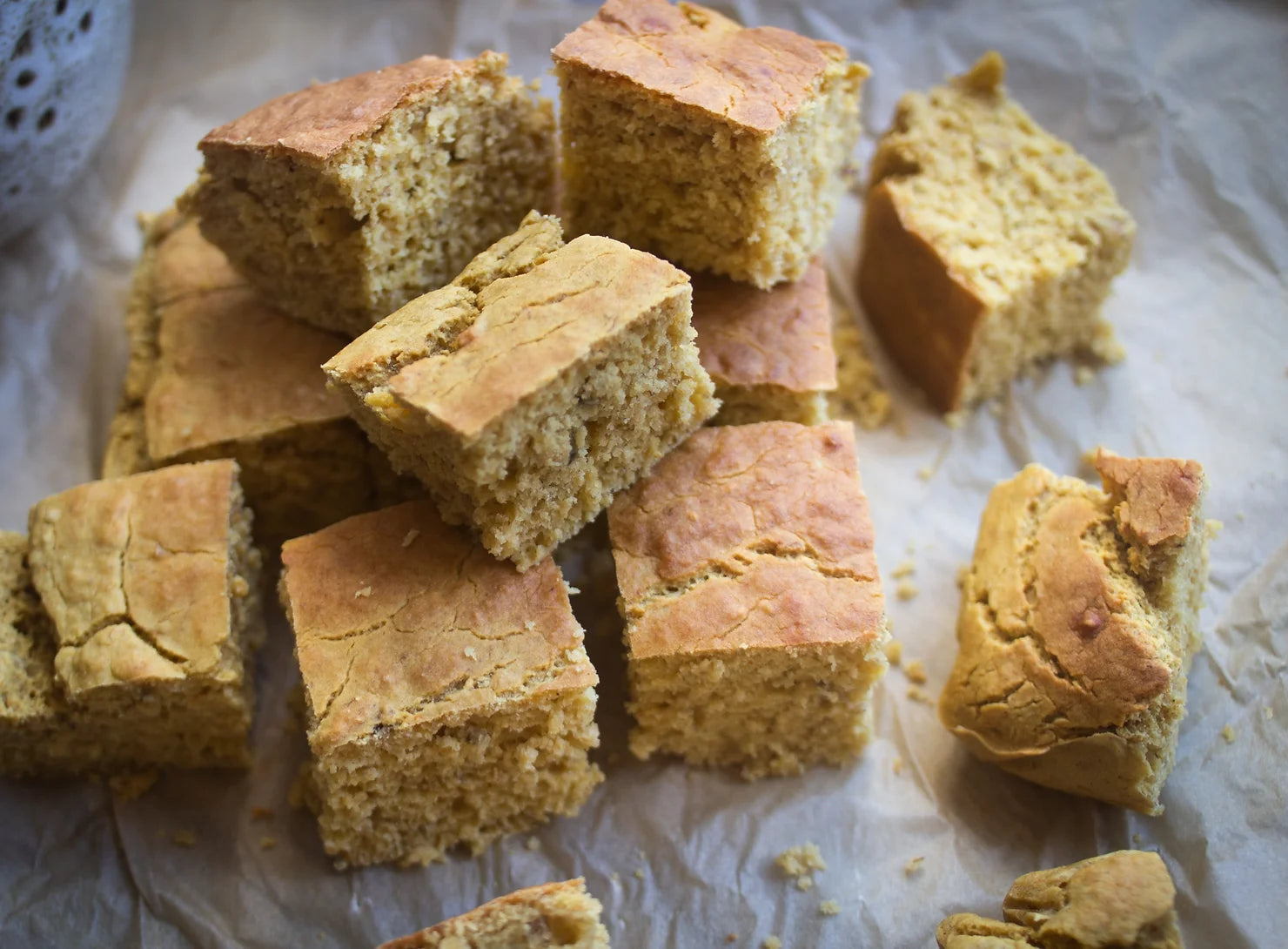 Glutenfreies Maisbrot (auch Vegan)